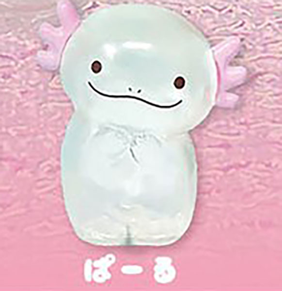 Wooper's Rurunpa Axolotl Clear Soft Sofubi Vinyl Figure Gacha Gashapon Complete Set