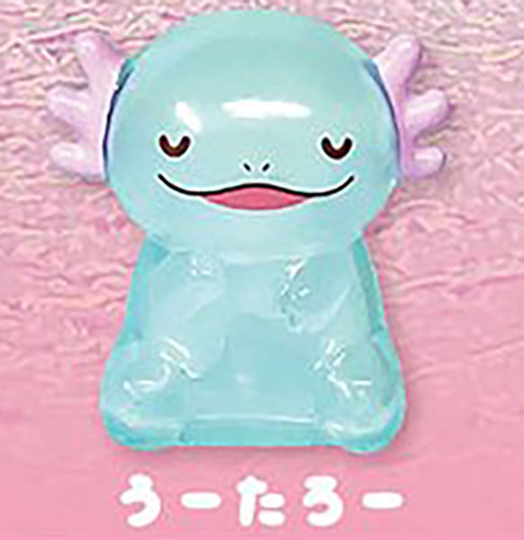 Wooper's Rurunpa Axolotl Clear Soft Sofubi Vinyl Figure Gacha Gashapon Complete Set