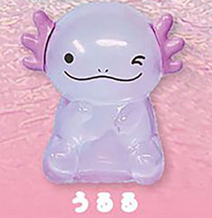 Wooper's Rurunpa Axolotl Clear Soft Sofubi Vinyl Figure Gacha Gashapon Complete Set