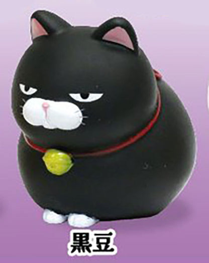 Higemanju Cat Soft Vinyl Figure Vol. 3 Gacha Gashapon Complete Set