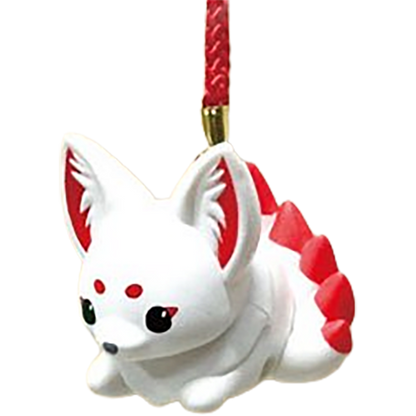 Chokon Nine-Tailed Fox Kyuubi Amulet Bell Charm Gashapon Complete Set Gacha