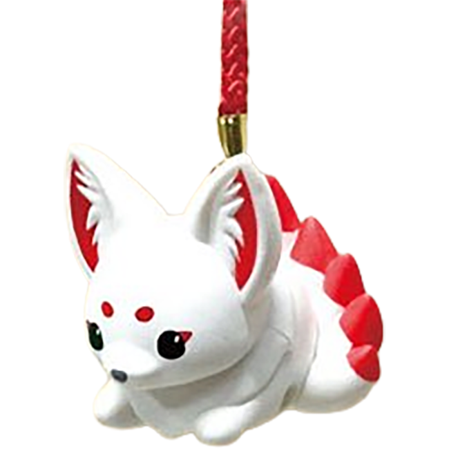 Chokon Nine-Tailed Fox Kyuubi Amulet Bell Charm Gashapon Complete Set Gacha