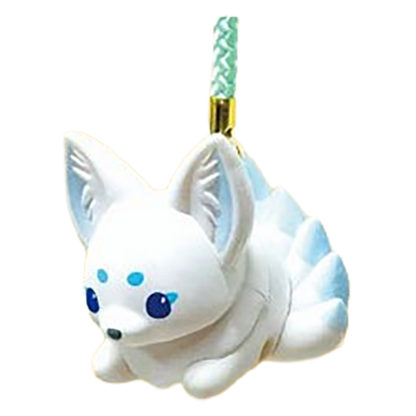 Chokon Nine-Tailed Fox Kyuubi Amulet Bell Charm Gashapon Complete Set Gacha
