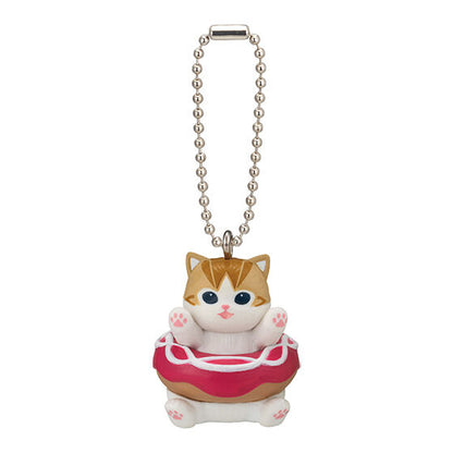Mofusand Donut Nyan Cat Mascot Figure Keychain Gacha Gashapon Complete Set