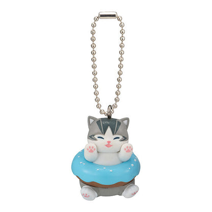 Mofusand Donut Nyan Cat Mascot Figure Keychain Gacha Gashapon Complete Set