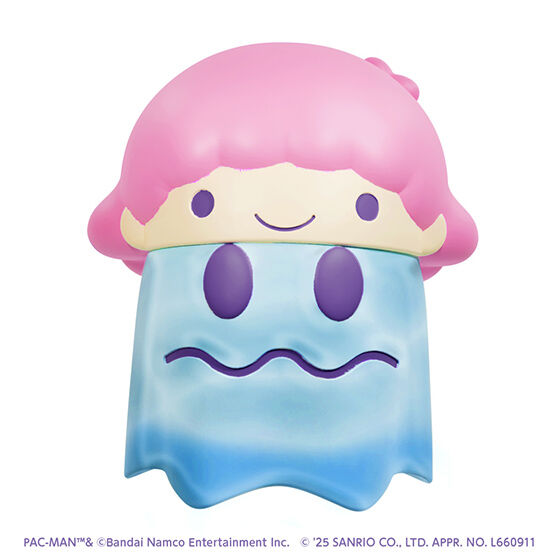 Pac-Man Sanrio Characters Chibi Collect Figure Vol. 2 Clear Color Ver. Gashapon Complete Set Gacha