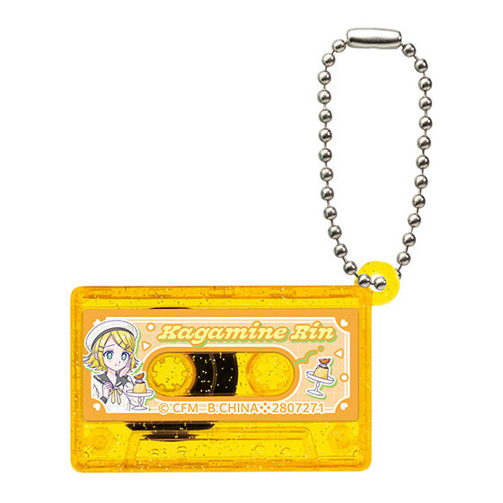 Vocaloid Hatsune Miku Cassette Tape Charm Keychain Gashapon Capsule Toy Complete Set