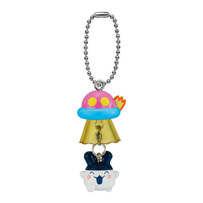 Tamagotchi UFO Swing Keychain Gashapon Capsule Toy Complete Set