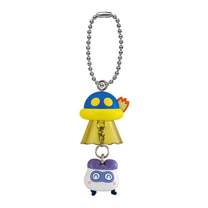 Tamagotchi UFO Swing Keychain Gashapon Capsule Toy Complete Set