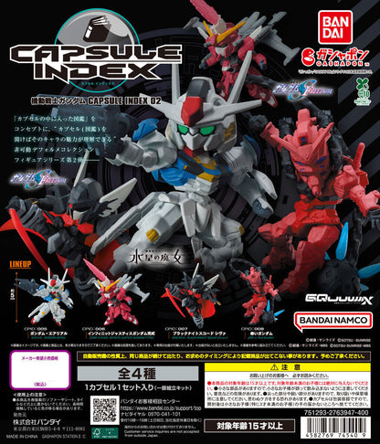 Mobile Suit Gundam CAPSULE INDEX 02 Mini Figure Gashapon Capsule Toy Complete Set