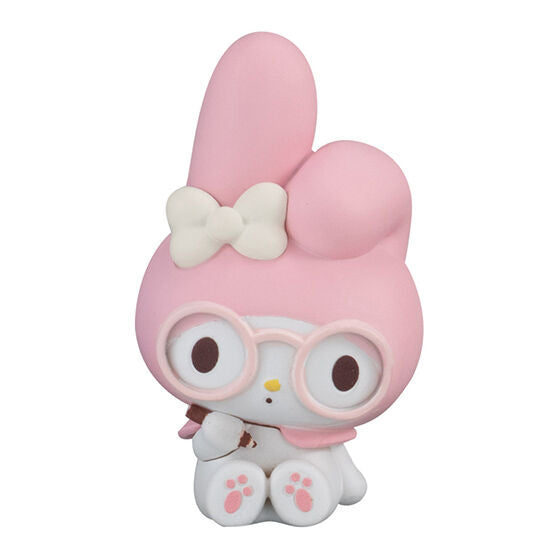 Sanrio Characters Meganekko-chan Figure Glasses Girl Gashapon Capsule Toy Complete Set