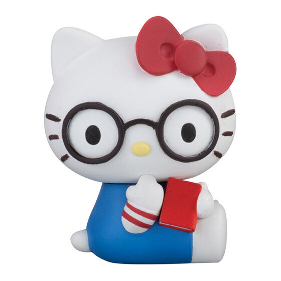 Sanrio Characters Meganekko-chan Figure Glasses Girl Gashapon Capsule Toy Complete Set