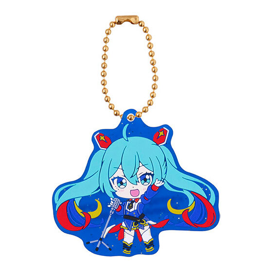 GUNDAM × MIKU Anniversary Special Project Rubber Mascot Keychain Gashapon Capsule Toy Complete Set