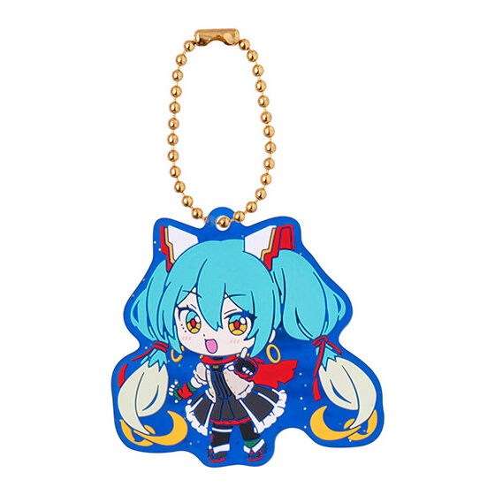 GUNDAM × MIKU Anniversary Special Project Rubber Mascot Keychain Gashapon Capsule Toy Complete Set