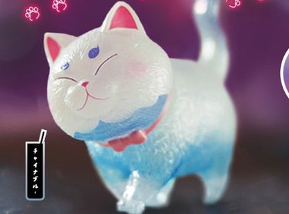 Kotchi miNYAide Look at me Cocktail color ver. Neko Cat Figure Gacha Gashapon Complete Set