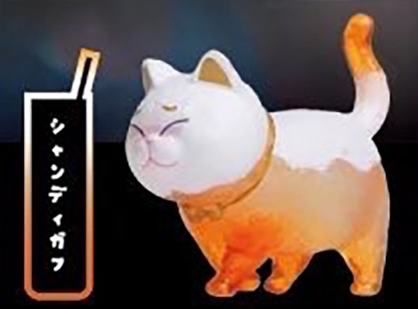 Kotchi miNYAide Look at me Cocktail color ver. Neko Cat Figure Gacha Gashapon Complete Set