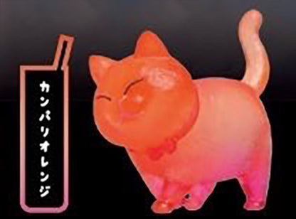 Kotchi miNYAide Look at me Cocktail color ver. Neko Cat Figure Gacha Gashapon Complete Set