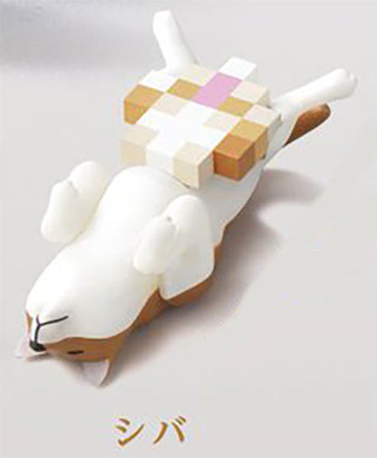 Moza Inu Mozaic Dog Blur Mini Figure Gacha Gashapon Complete Set