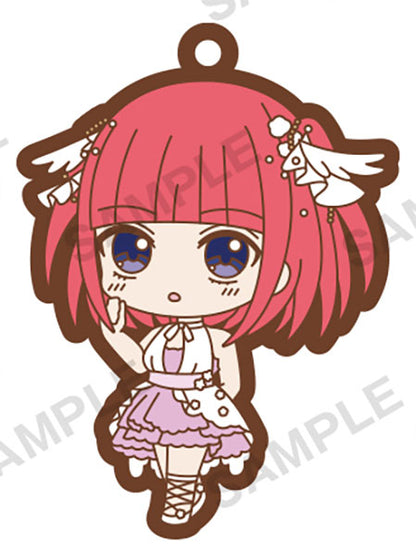 The Quintessential Quintuplets Capsule Rubber Strap Radiant ver. Keychain Gacha Gashapon Complete Set