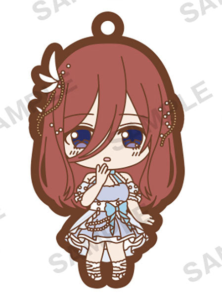 The Quintessential Quintuplets Capsule Rubber Strap Radiant ver. Keychain Gacha Gashapon Complete Set
