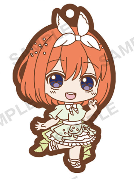 The Quintessential Quintuplets Capsule Rubber Strap Radiant ver. Keychain Gacha Gashapon Complete Set
