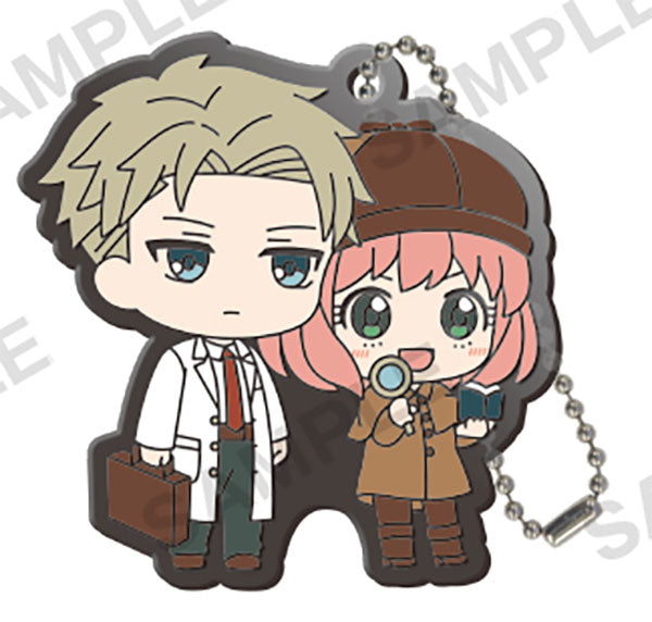SPY x FAMILY Capsule Rubber Keychain Duo Collection Gacha Gashapon Complete Set