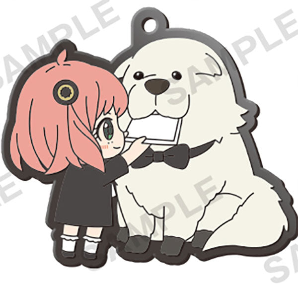 SPY x FAMILY Capsule Rubber Keychain Duo Collection Gacha Gashapon Complete Set