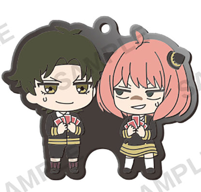 SPY x FAMILY Capsule Rubber Keychain Duo Collection Gacha Gashapon Complete Set