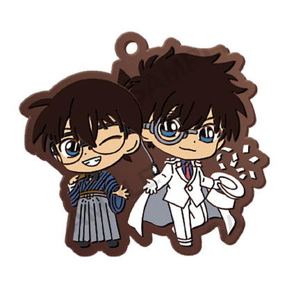 Detective Conan Capsule Rubber Strap Japanese & Western Style Ver. Gacha Gashapon Complete Set