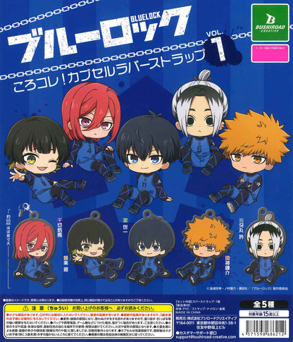 Blue Lock KoroColle! Capsule Rubber Strap Vol 1 Gashapon Complete Set Gacha