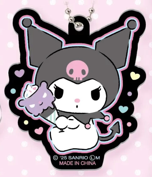 Sanrio Kuromi Acrylic Keychain 2 Gacha Gashapon Complete Set