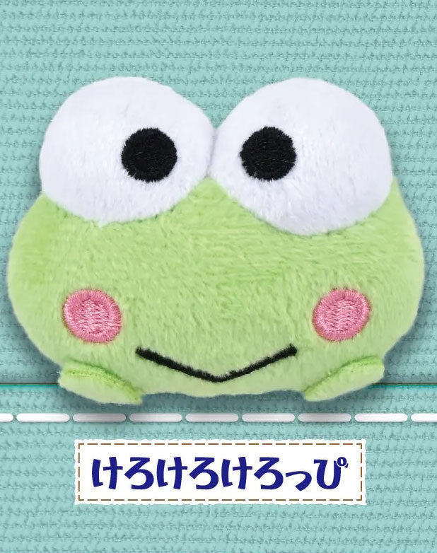 Sanrio Hapidanbui Plush Badge Pin Gacha Gashapon Complete Set