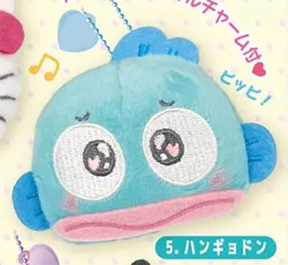Sanrio Characters Make a Sound! Pippi! Sound-Making Mascot Plush Keychain Gacha Gashapon Complete Set