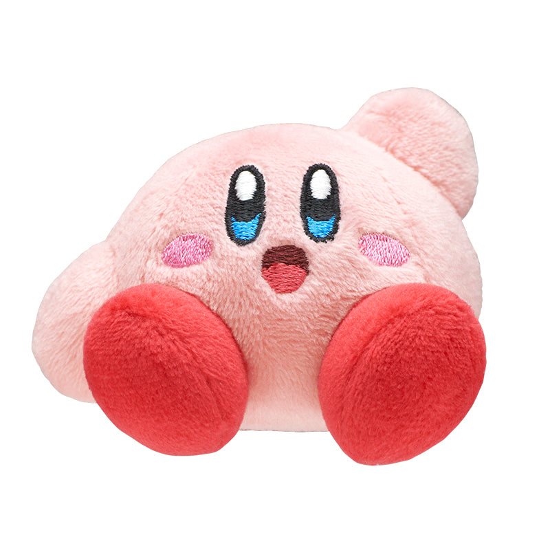 Kirby Sitting Plush Keychain Mascot 2 Gacha Gashapon Complete Set
