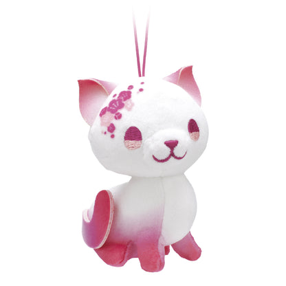Flower Cat Plush Mascot Gacha Gashapon Complete Set