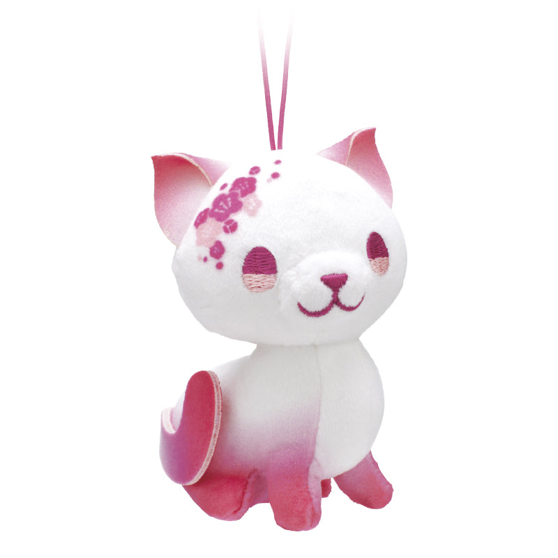 Flower Cat Plush Mascot Gacha Gashapon Complete Set
