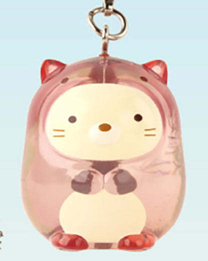 Sumikko Gurashi Sumikkosaurus Clear Mascot Charm Keychain Gacha Gashapon Complete Set