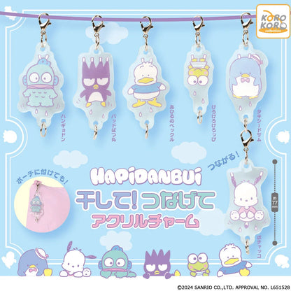HapiDanbui Hang it Up! Connectable Acrylic Charm Gacha Gashapon Complete Set