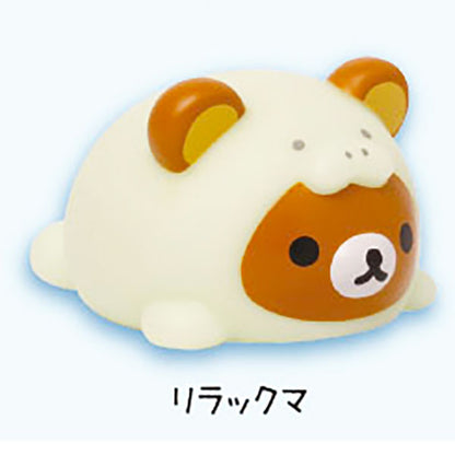 Rilakkuma Sea Creature Relaxing Feeling Mascot Light Up Figure Gacha Gashapon Complete Set
