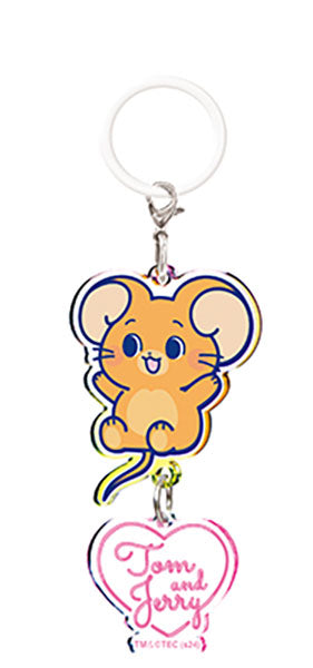 Tom & Jerry Gokko Mejirushi Double Charm Acrylic Keychain Gashapon Complete Set Gacha