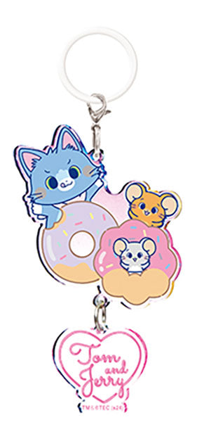 Tom & Jerry Gokko Mejirushi Double Charm Acrylic Keychain Gashapon Complete Set Gacha