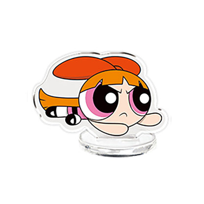 Powerpuff Girls Mame Character Stand Acrylic Figure Gacha Gashapon Complete Set