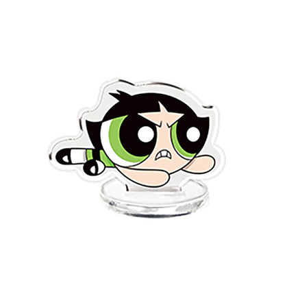 Powerpuff Girls Mame Character Stand Acrylic Figure Gacha Gashapon Complete Set