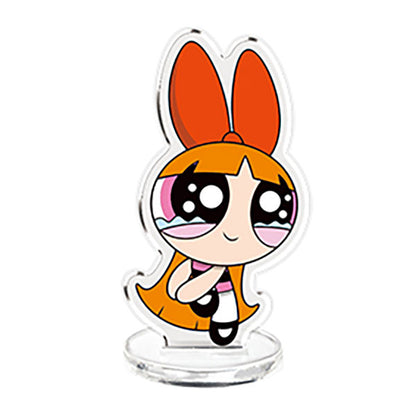 Powerpuff Girls Mame Character Stand Acrylic Figure Gacha Gashapon Complete Set