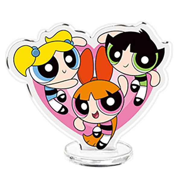 Powerpuff Girls Mame Character Stand Acrylic Figure Gacha Gashapon Complete Set