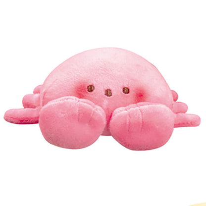 Shy Karappa-chan Crab Plush Toy Keychain Gacha Gashapon Complete Set