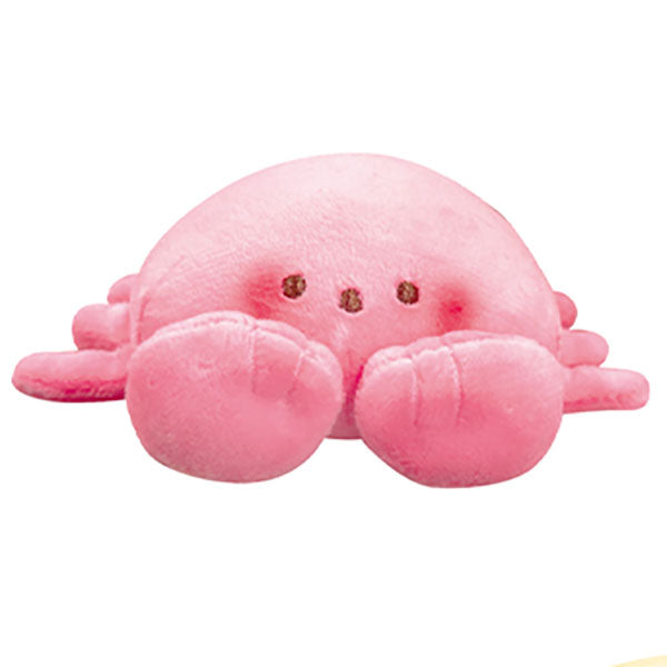 Shy Karappa-chan Crab Plush Toy Keychain Gacha Gashapon Complete Set