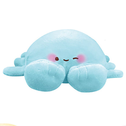 Shy Karappa-chan Crab Plush Toy Keychain Gacha Gashapon Complete Set