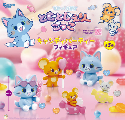 Tom and Jerry Candy Party Mini Figure Gacha Gashapon Complete Set