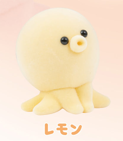 Octopachu Octopus Mascot Flocked Fuzzy Figure  Gacha Gashapon Complete Set